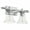 Classic Nickel, variant on Quorum Lighting Aspen 2-Light Classic Nickel Wall Sconce