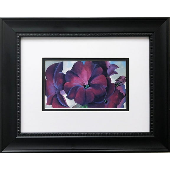 Georgia O'Keeffe "Petunias" Art Print Custom Framed New Generic