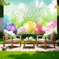 thumbnail image 4 of Decoraciones de Pascua, adornos de Pascua, regalos de Pascua, corona de primavera, valla, Pascua, nuevo material fotográfico, fondo de fotografía, tela de fibra de poliéster, tela de fondo, etc., 4 of 6