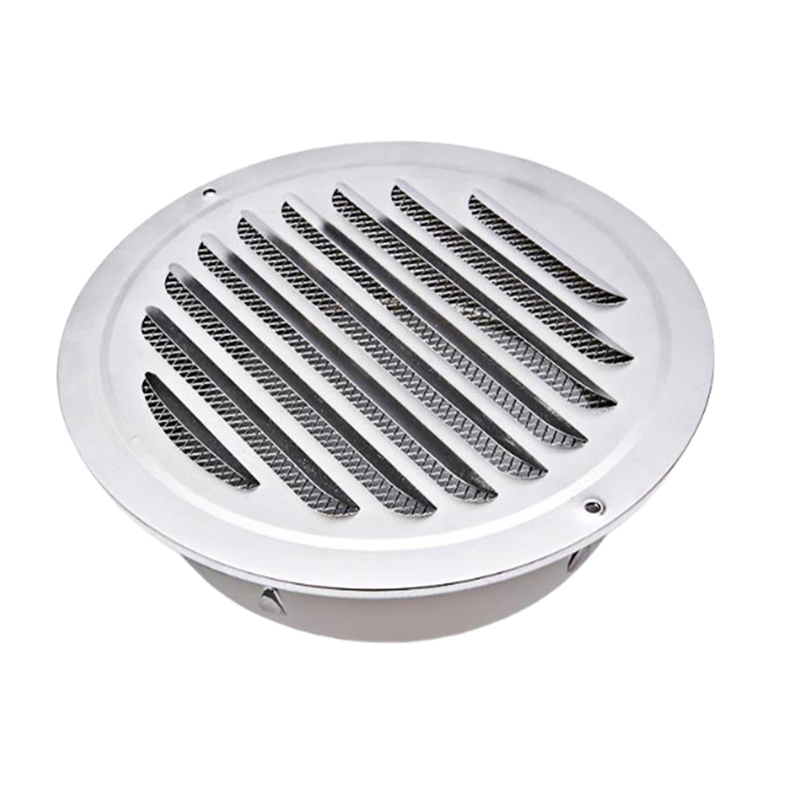 201 Stainless Steel Kitchen Range Hood Exhaust Vent Cover | Round Outdoor Vent Cap | Prevents Rainwater & Pest Entry | Easy Installation for Standard Exhaust Openings
