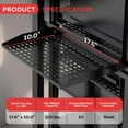 thumbnail image 3 of 8-Pack 1U Server Rack Shelf - Universal Device Server Rack Mounting Tray, 3 of 7