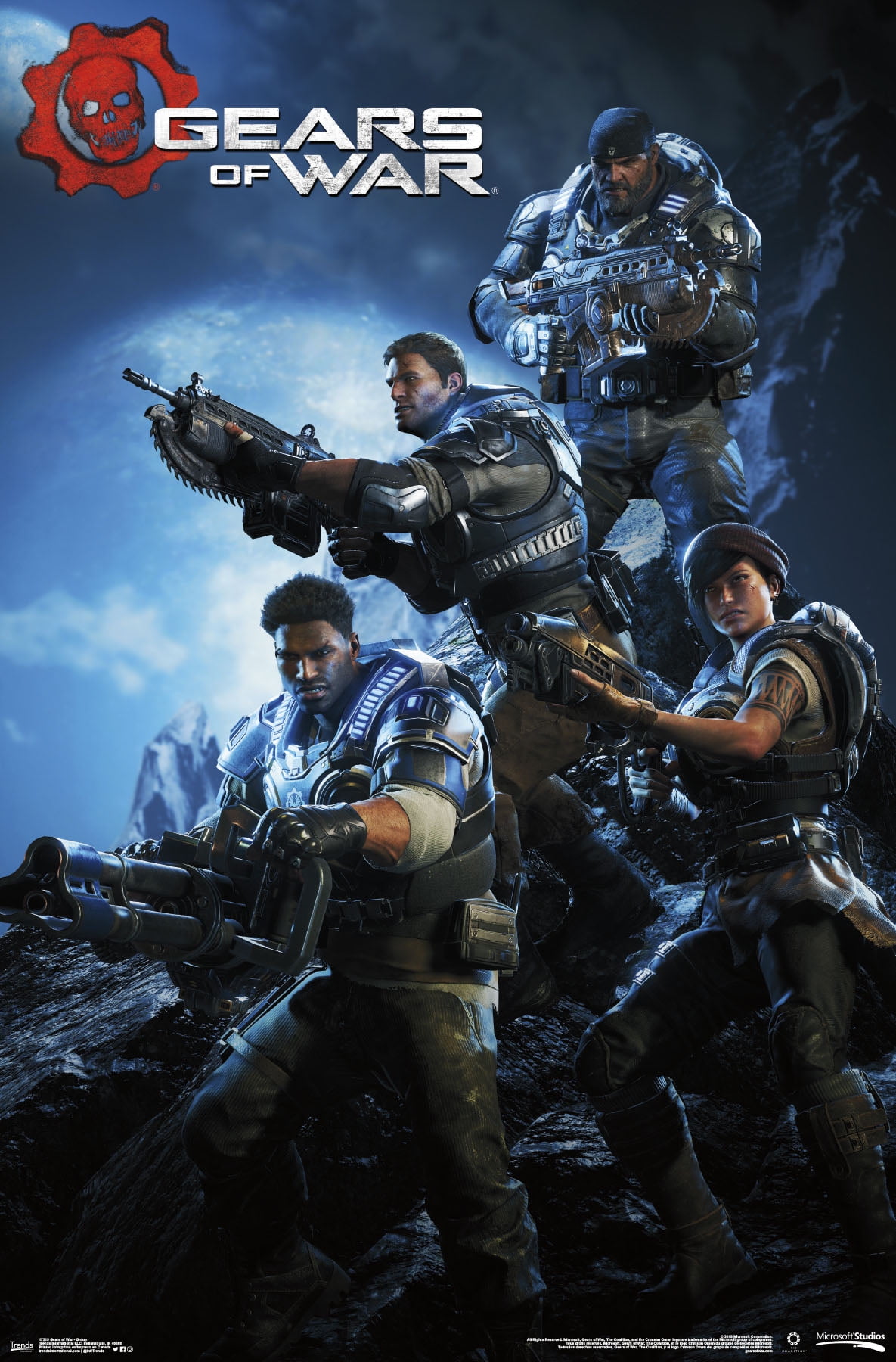 Gears of War Group Poster