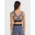 thumbnail image 3 of Avia Women's Flocked Banded Shine Sports Bra, Sizes XS-XXXL, 3 of 5