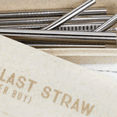 thumbnail image 4 of Designworks Ink 11pc Reusable Stainless Steel Straw Set with Travel Case, New, 4 of 5