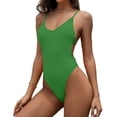 thumbnail image 2 of MSJUHEG Swimwear Monokinis,High Waisted Bikini Sets for Women,Womens One Piece Swimsuits,Womens Bathing Suits,Hollow Monokini Swimwear,Plus Size Swimsuit for Women,Push Up Swimsuits for Women Green XL, 2 of 6