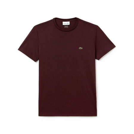 Pima Crewneck Tee - Lacoste Men Standard Short Sleeve Pima Crewneck Tee