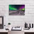 thumbnail image 3 of Epic Graffiti 'Northern Lights On The Arctic Ocean Shore 1' by Epic Portfolio, Giclee Canvas Wall Art, 18"x12", 3 of 8