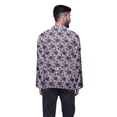 thumbnail image 4 of Atasi Cotton Ethnic Short Kurta for Boys Printed Party Wear Kurta for Men Dusty Rose, 4 of 5