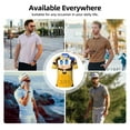 thumbnail image 6 of Lsque Sml Jeffy Pattern Golf Shirts for Men Dry Fit Print Moisture Wicking Performance Short Sleeve Polo Shirt-XX-Large, 6 of 7