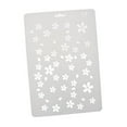 thumbnail image 5 of pitrice Drawing Template Plastic Ruler Stencil DIY Painting Board Hollow Album Decor, No.17, 5 of 5