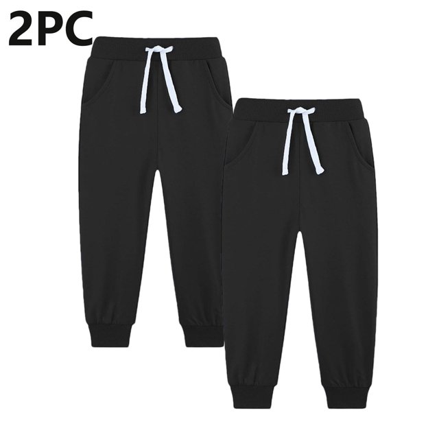 YUNAFFT Boys' Cuffed Sweatpants Thermal Cold Weather Solid Color Casual Urban Outdoor Long Pants