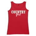 thumbnail image 5 of Country Girl Logo Women's Tank Top Western Rodeo Style Southern Pride Cowgirl Rustic Feminine Farm Life Ranch, 5 of 7