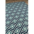 thumbnail image 2 of Geometric Baja Outdoor Rug in Blue - Rectangle 2'3" X 4'6", 2 of 4