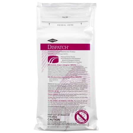 - Saalfeld Redistribution Dispatch Surface Disinfectant Cleaner - 69260-PK - 60 Each / Pack