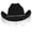 Black, variant on Sparkling Cowboy Hat Tassels Crystal Wild for Bachelorette Party Disco Crystal Cowboy Hat Disco Hat for Actor Actress