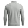 thumbnail image 5 of Men's Polo Shirts Zip Long Sleeve Classic T-Shirts Casual Golf Shirts Stylish Collared Tee, 3XL, 5 of 7