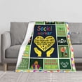 thumbnail image 3 of Nurse Blanket Nurse Gifts for Women Nursing Student Nurse Appreciation Gifts Nurses Week Gifts Soft Fuzzy Warm Plush Throw Blankets for Sofa Couch Bed 50"X60", 3 of 6