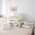 thumbnail image 6 of Feelyou Boat Paddle Twin Bedding Sets 7pcs, Rustic Lake House Bedding Comforter Set, 6 of 8