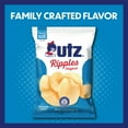 Utz Ripples Original Potato Chips, GlutenFree, Family Size, 7.75 oz