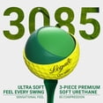 thumbnail image 2 of Pelotas de golf Legato LTX3085, cubierta de uretano de 3 piezas, compresión 85%, 2 of 7