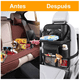 thumbnail image 3 of Organizador Para Asiento Bloosom  Trasero Auto Coche Mesa Bolsa 2 Pzs Negro, 3 of 4