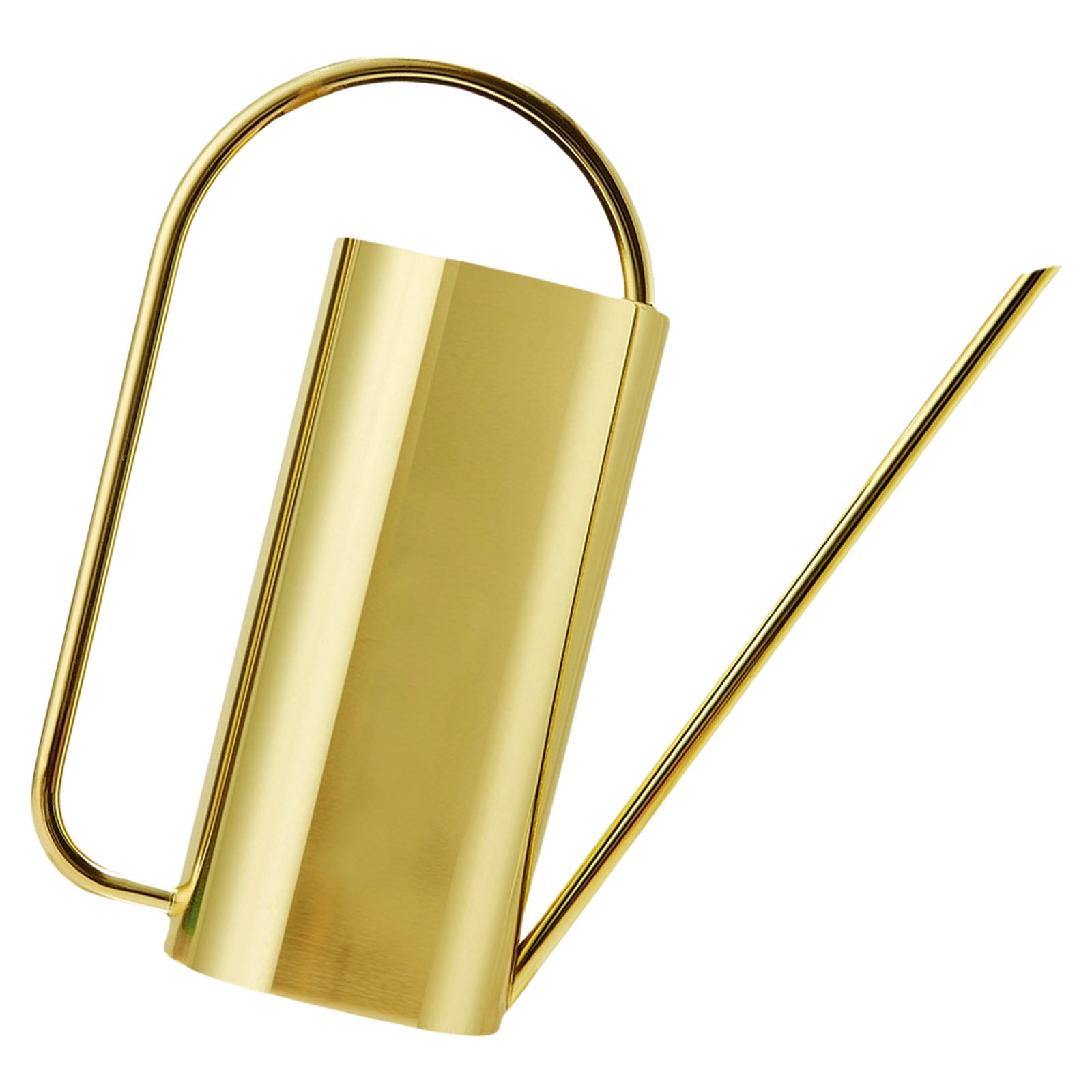 Stylish Indoor Plant Watering Can 51oz Stainless Steel Long Curved Spout Watering Pots for Indoor and Outdoor Garden Use