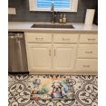 thumbnail image 2 of Yorkie Yorkshire Terrier The Chef Memory Foam Kitchen Mat, 2 of 5