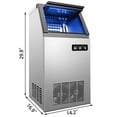 thumbnail image 6 of VEVOR 110V Commercial Ice Maker 100lbs/24h with 15lbs Storage 3x8 Cubes Commercial Ice Machine 110V Automatic Ice Machine for Restaurant Bar Cafe, 6 of 9