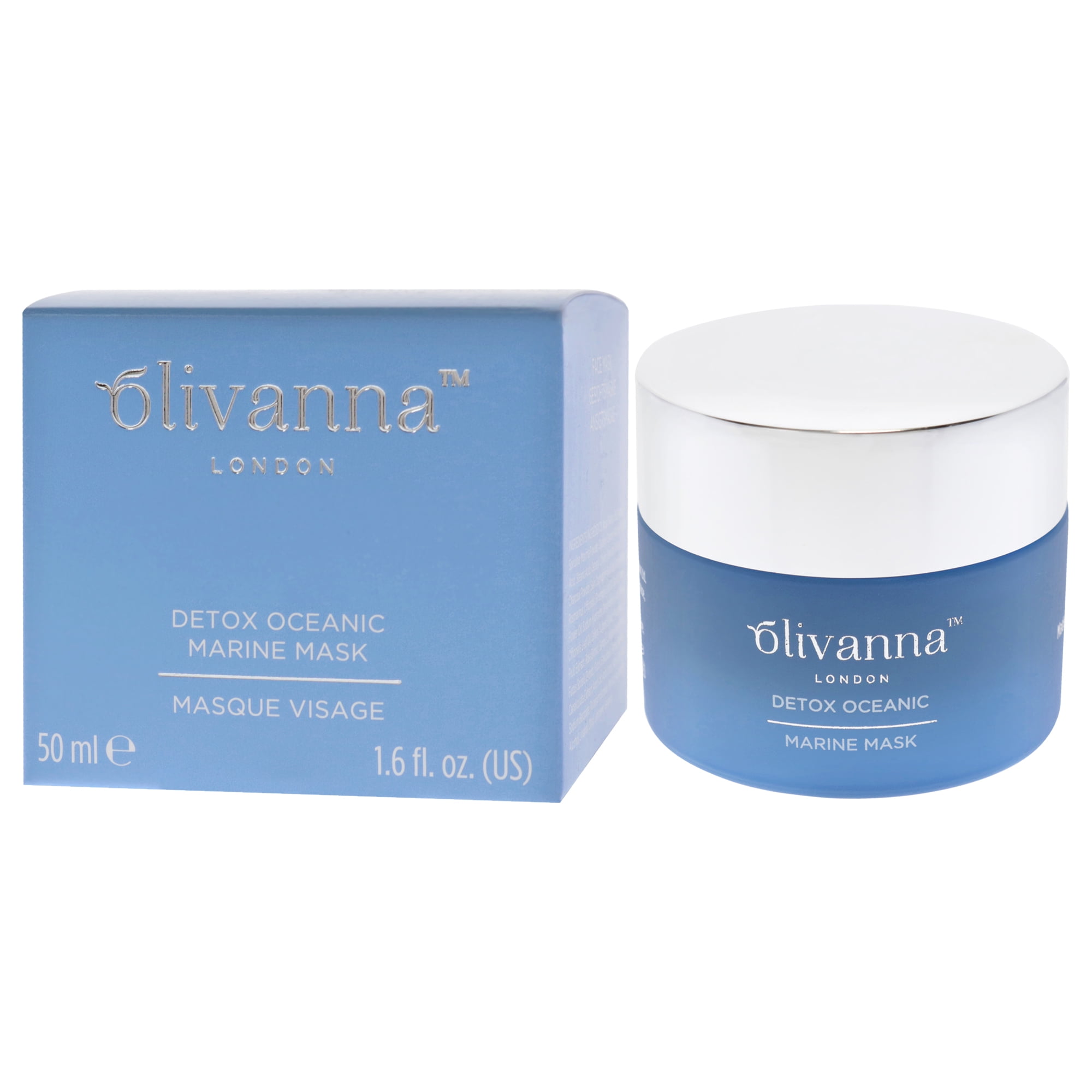 Olivanna Detox Oceanic Marine Mask, Face Mask Skincare, 1.6 oz