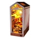 thumbnail image 1 of Sujetalibros de madera para casa de muñecas, estantería con inserto, Kits de construcción de decoración con luz, rompecabezas de madera 3D, Kits de, 1 of 7