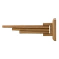thumbnail image 6 of ALFI brand AB5506 16" Triple Rack Wooden Towel Bar Bathroom Accessory, 6 of 7