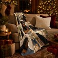 thumbnail image 3 of Adorable Rottweiler Puppy Collage, Playful Pet Portrait Pattern, Warm Flannel Blanket for Living Room and Bedroom, Dog Lovers Just Because Gift, Pet Lover Home Decor, 3 of 9