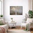 thumbnail image 5 of Framed Canvas Wall Art Set of 2 Vintage Cloudy Sky Prints for Living Room Decoration - 24"x36"x2 WHITE, 5 of 8