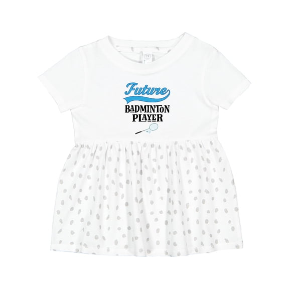 Inktastic Future Badminton Player Sports Girls Baby Dress