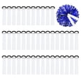 thumbnail image 1 of Uxcell 48 Pcs Etiquetas de Nombre para Pom Poms de Animadoras Blancas, 1 of 7