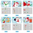 thumbnail image 3 of Ventanas De Navidad Copos De Nieve A Prueba De Agua Santa Muñeco De Nieve Pegatinas Estáticas De Pvc Decoración Navideña Para Espejos Azulejos Y Refrigeradores sonducket HA043968-03, 3 of 6