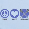 thumbnail image 2 of CafePress - Peace Love Lacrosse Infant Bodysuit - Baby Light Bodysuit, Size Newborn - 24 Months, 2 of 4