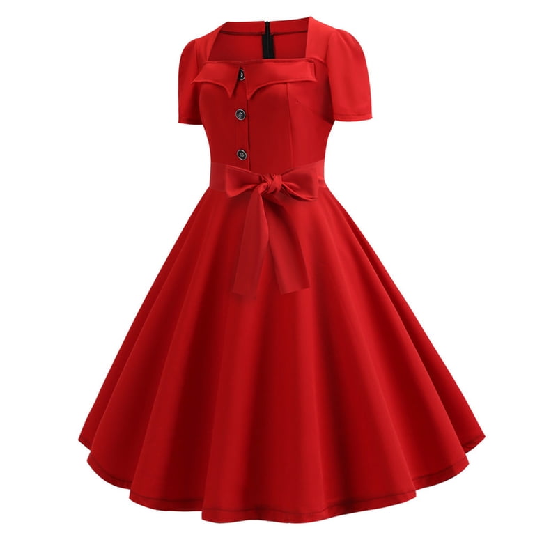 50s cocktail dress Vintage 1950's Tea Length Bridesmaid Prom Party Dresses Ball Gown Do not bleach 3 Cfhntfmh Womens 1950s Cocktail Dress