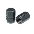 thumbnail image 6 of 4 Pcs Tire Stem Valve Caps Wheel Valve Covers Car Motorcycle Bike Dustproof Hexagon Shape Aluminium Alloy Tire Cap Gray, 6 of 6