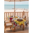 thumbnail image 2 of Outdoor Tablecloth with Umbrella Hole for Patio/Picnic/Party/Camping, Sunflowers Waterproof Table Cloth Rectangle Table Cover Washable, Retro Flower Barn Doors Butterfly Farmhouse Brown (52"x 70"), 2 of 8