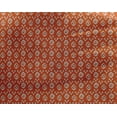 thumbnail image 4 of oneOone Georgette Viscose Orange Fabric Geometric Bandhani Dress Material Fabric Print Fabric By The Yard 42 Inch Wide, 4 of 4