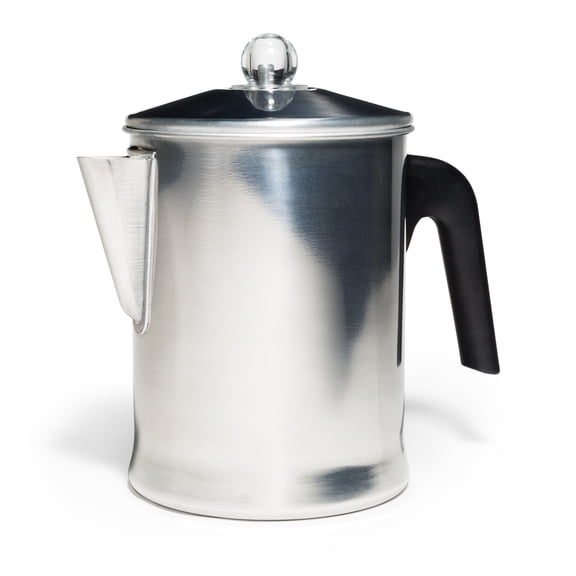 Primula Today Durable Aluminum Stove Top Percolator Maker Durable, Brew Coffee On Stovetop