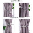thumbnail image 2 of 6 Pack Magnetic Curtain Tiebacks, Decorative Curtain Holdbacks for Window Décor, 2 of 6