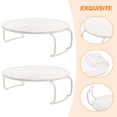 thumbnail image 3 of MasteelfCA 2pcs Rouded Mircrowave Oven Rack Layered Steaming Tray Kitchen Accessory, 3 of 7