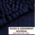 thumbnail image 4 of GFDYREE - Ultra Absorbent Microfiber Chenille Dog Bath Shammy Towel with Hand Pockets, Durable, Quick Drying, Washable, Prevent Mud Dirt (Color: Navy Blue), 4 of 7