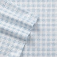thumbnail image 2 of Seersucker Sheet Set, Twin, Gingham Blue, 2 of 3