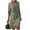 Green summer dresses, variant on Wycnly Summer Dresses for Women Vintage Plus Size Breathable Beach Tshirt Midi Sun Dresses 2024 Casual Elbow-Length V-Neck Floral Print Knee-Length Dress Blue xxxl