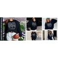 thumbnail image 5 of ALLTB Game Day Sweatshirt Football Shirt Women's Sunday Funday Football Season Long Sleeve Shirt Soccer Fans Pullover, XL, 5 of 8