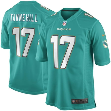Miami Heat Mens Jerseys - Mens Miami Dolphins Ryan Tannehill Nike Aqua Game Jersey-XL