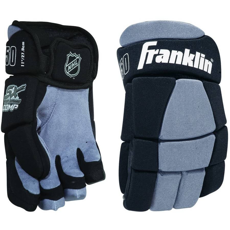 Franklin Sports NHL SX Comp Hockey Gloves 150 Jr, S, 10" by Franklin Sports